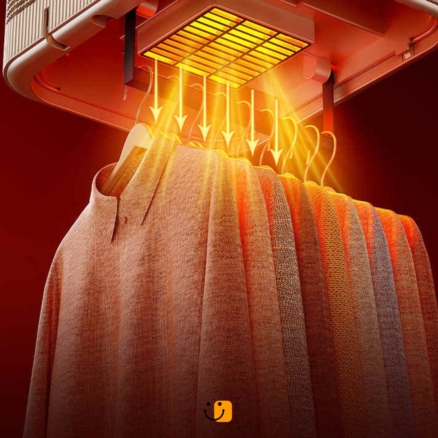 Sèche-linge Suspendu Électrique Intelligent – Compact, Séchage Rapide & Repassage Automatique