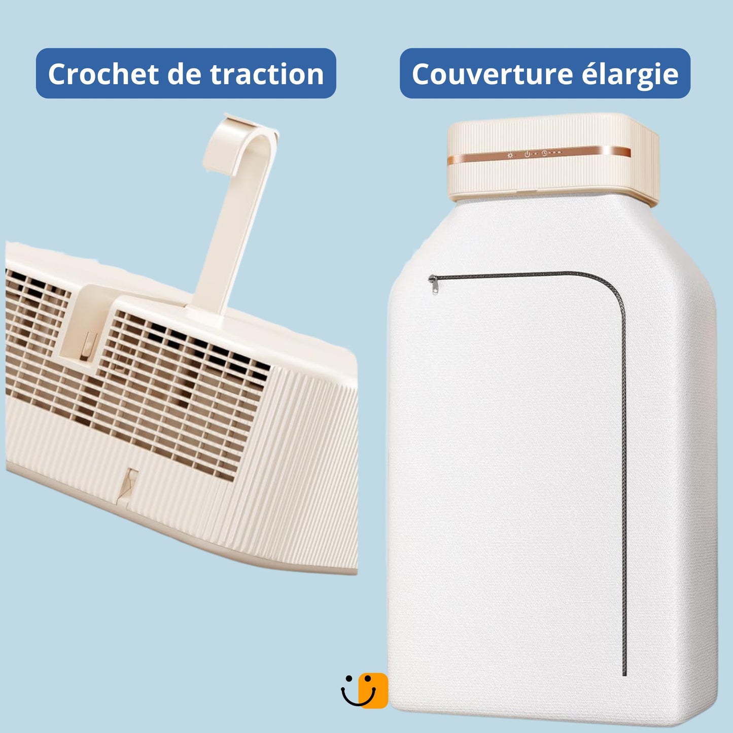 Sèche-linge Suspendu Électrique Intelligent – Compact, Séchage Rapide & Repassage Automatique