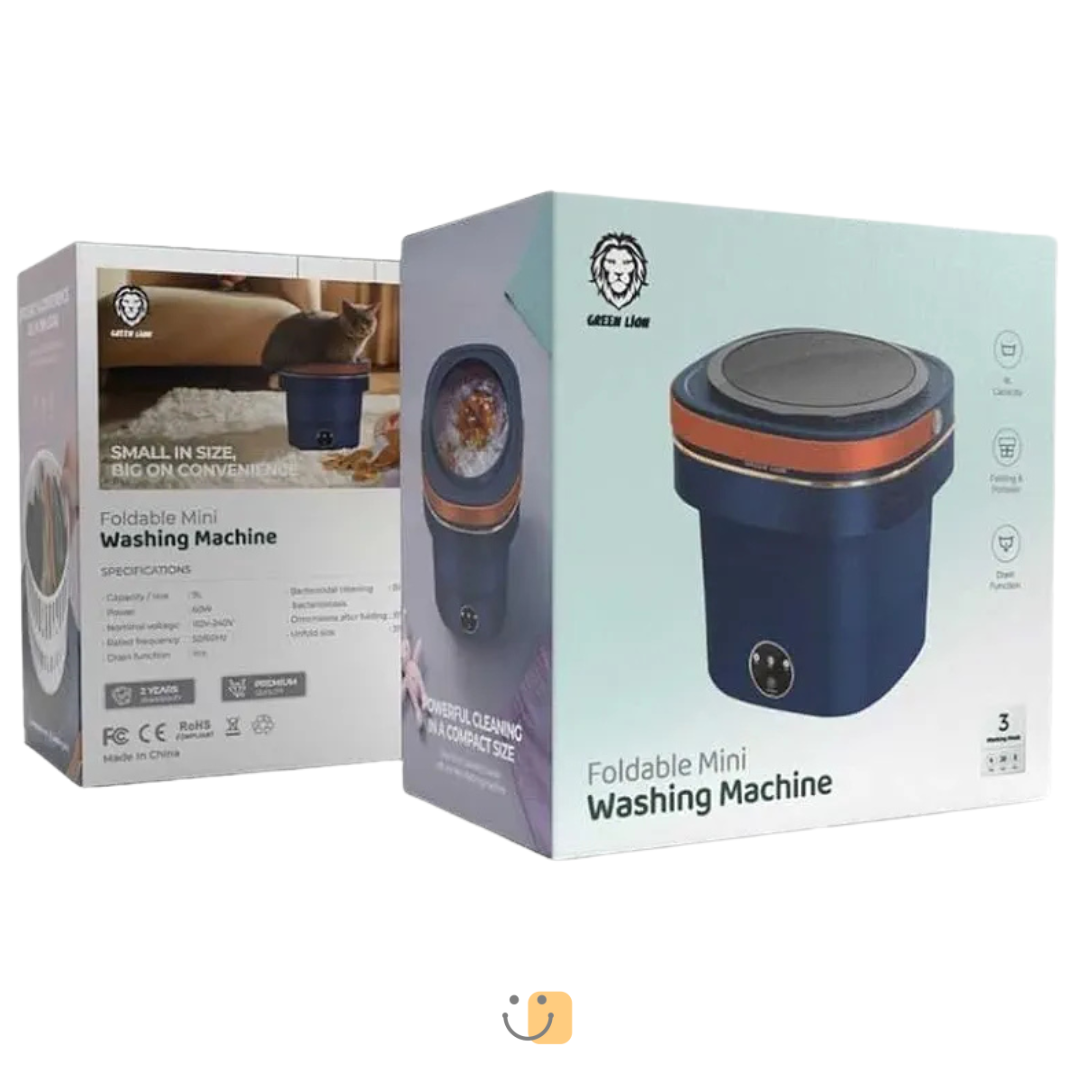 Mini Machine à Laver Portable & Pliable – Votre linge propre en quelques minutes