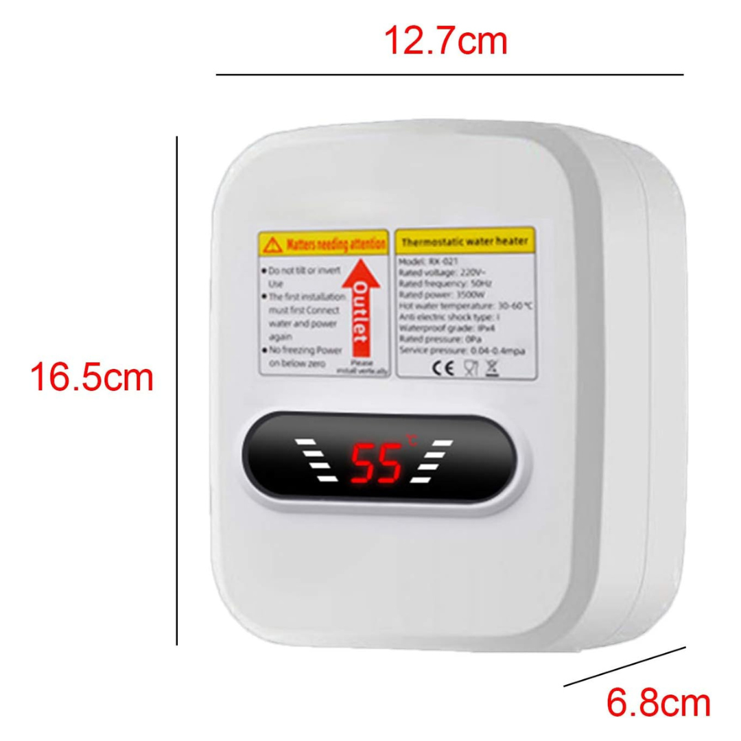 Chauffe-Eau Instantané Électrique – Douche Chaude en Quelques Secondes