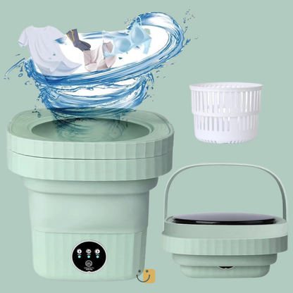 Mini Machine à Laver Portable & Pliable – Votre linge propre en quelques minutes