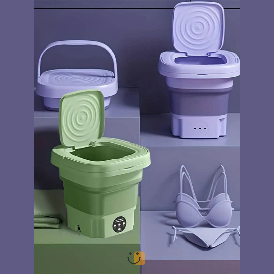 Mini Machine à Laver Portable & Pliable – Votre linge propre en quelques minutes